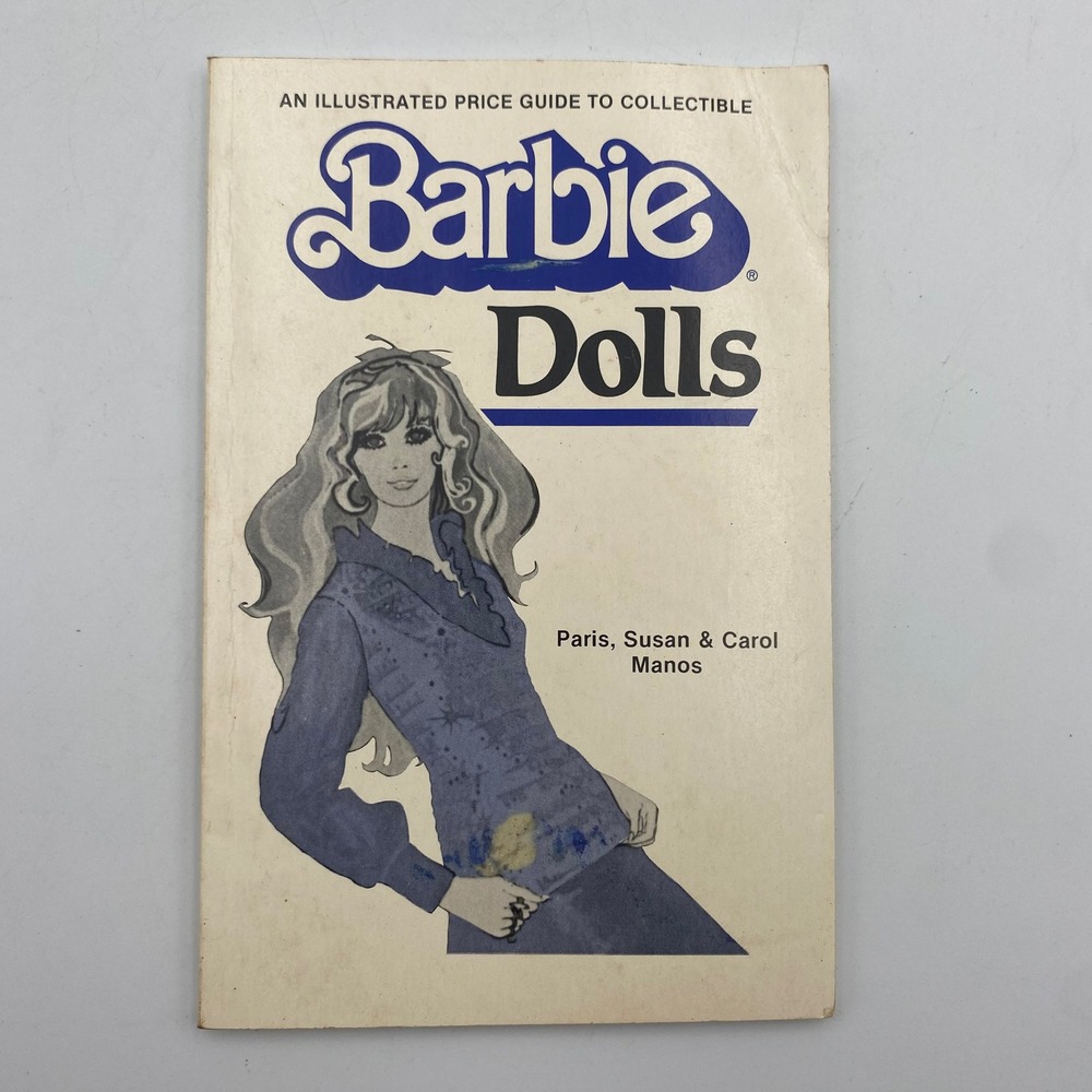 Vintage‎ 1982 Barbie Dolls Illustrated Price Guide Book Susan Manos Mattel